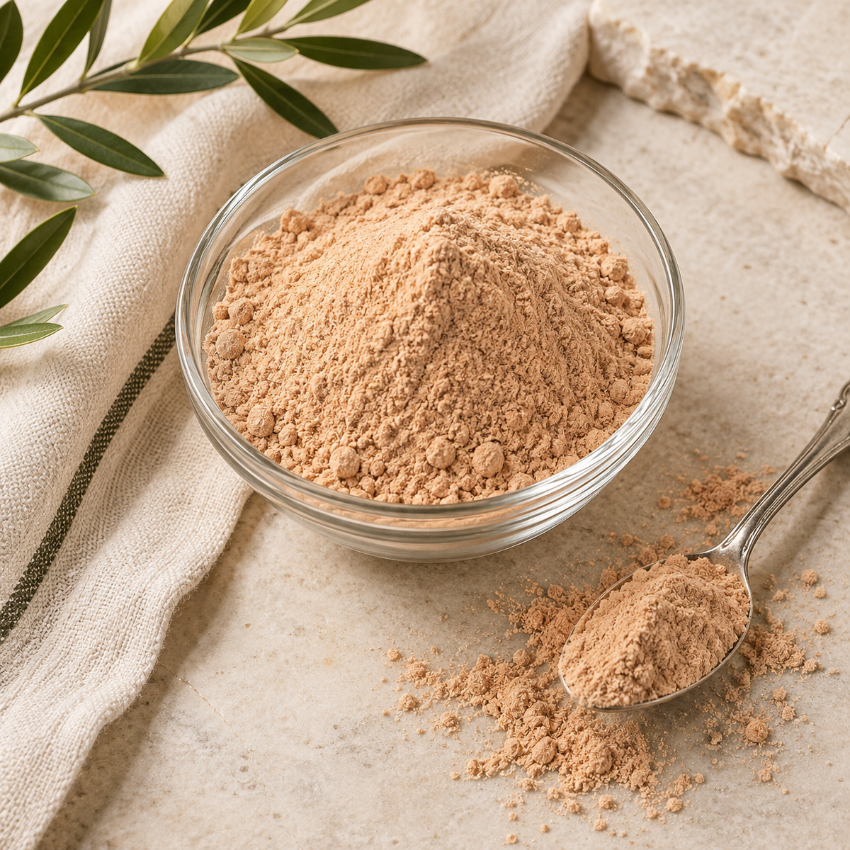AI-generated ingredient illustration for Navitas Organics Camu Powder · 3 oz. Not a photograph of the supplied branded product or packaging.